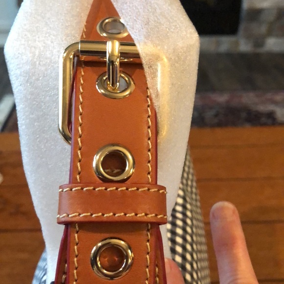 Dooney & Bourke Gingham Hobo NWT - Picture 6 of 6